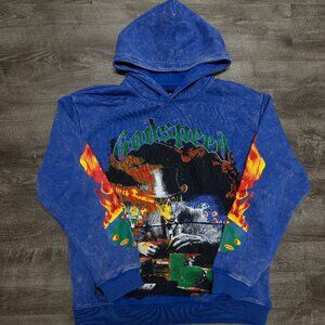 Godspeed new blue hoodie size x large